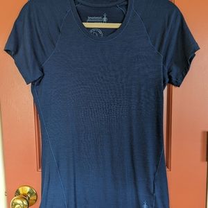 Smartwool Women's Blue Merino 150 Tee - Size Small